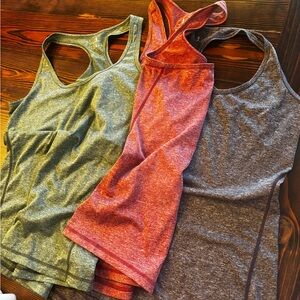 Women’s Racerback Tank Top - Red, Gray, Olive